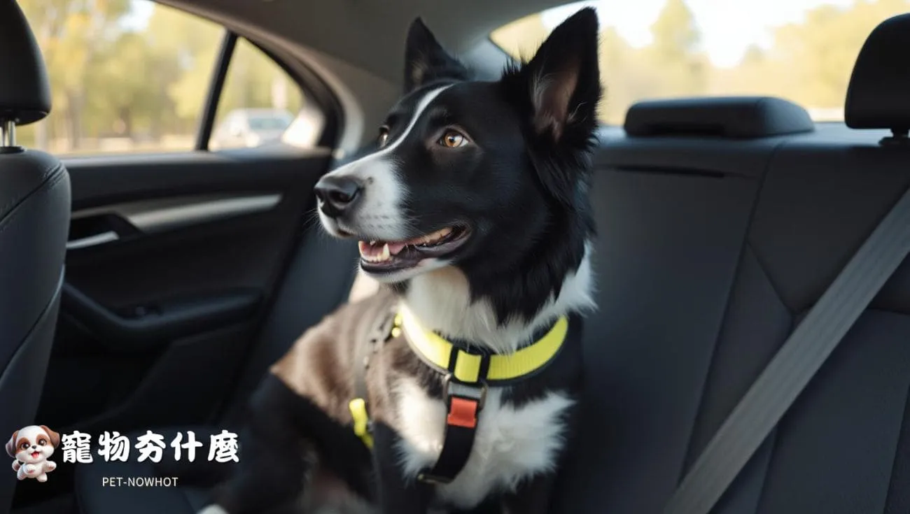 邊境牧羊犬使用車用安全帶