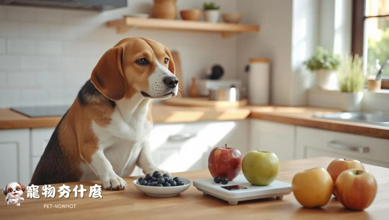 比格犬看水果分裝