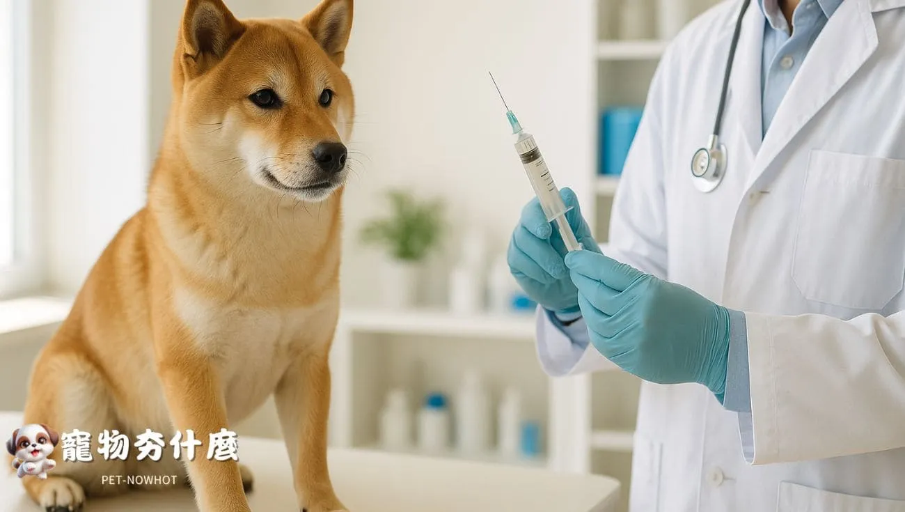 柴犬診間接種核心疫苗過程