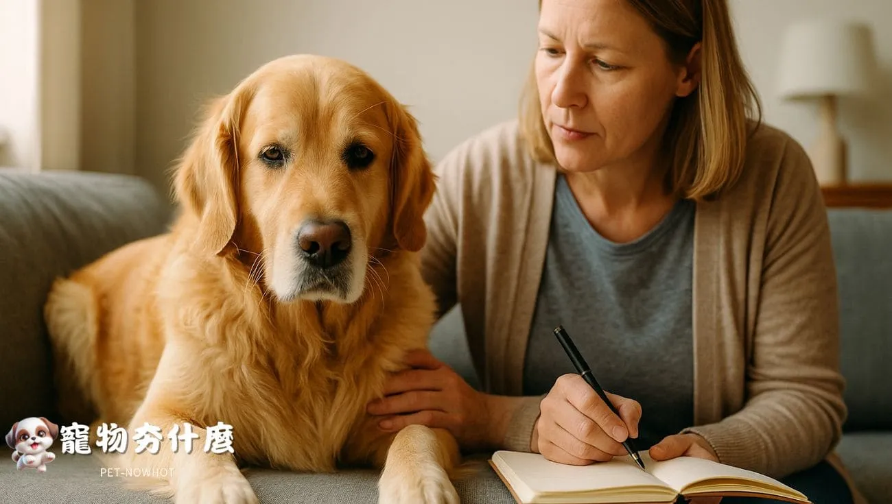 黃金獵犬飼主居家觀察記錄症狀
