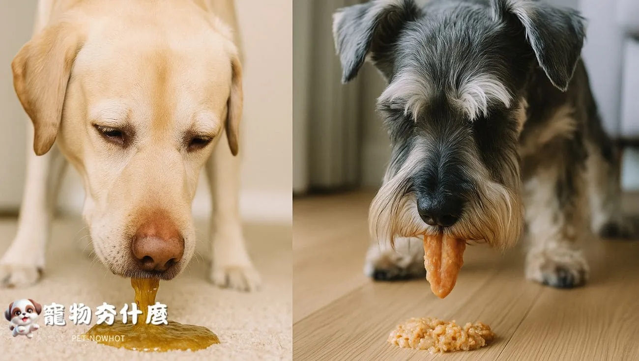 兩種嘔吐反應對比