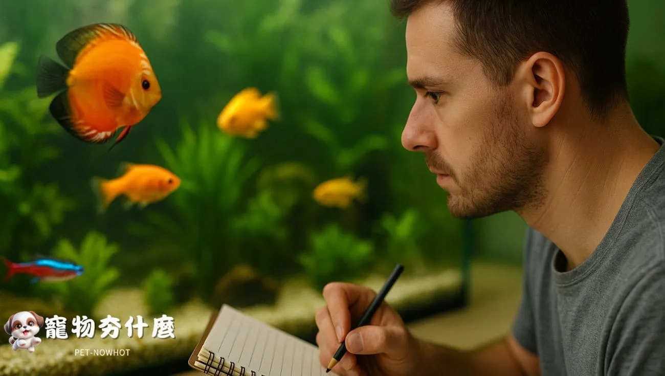 觀察紀錄魚群日常健康狀態