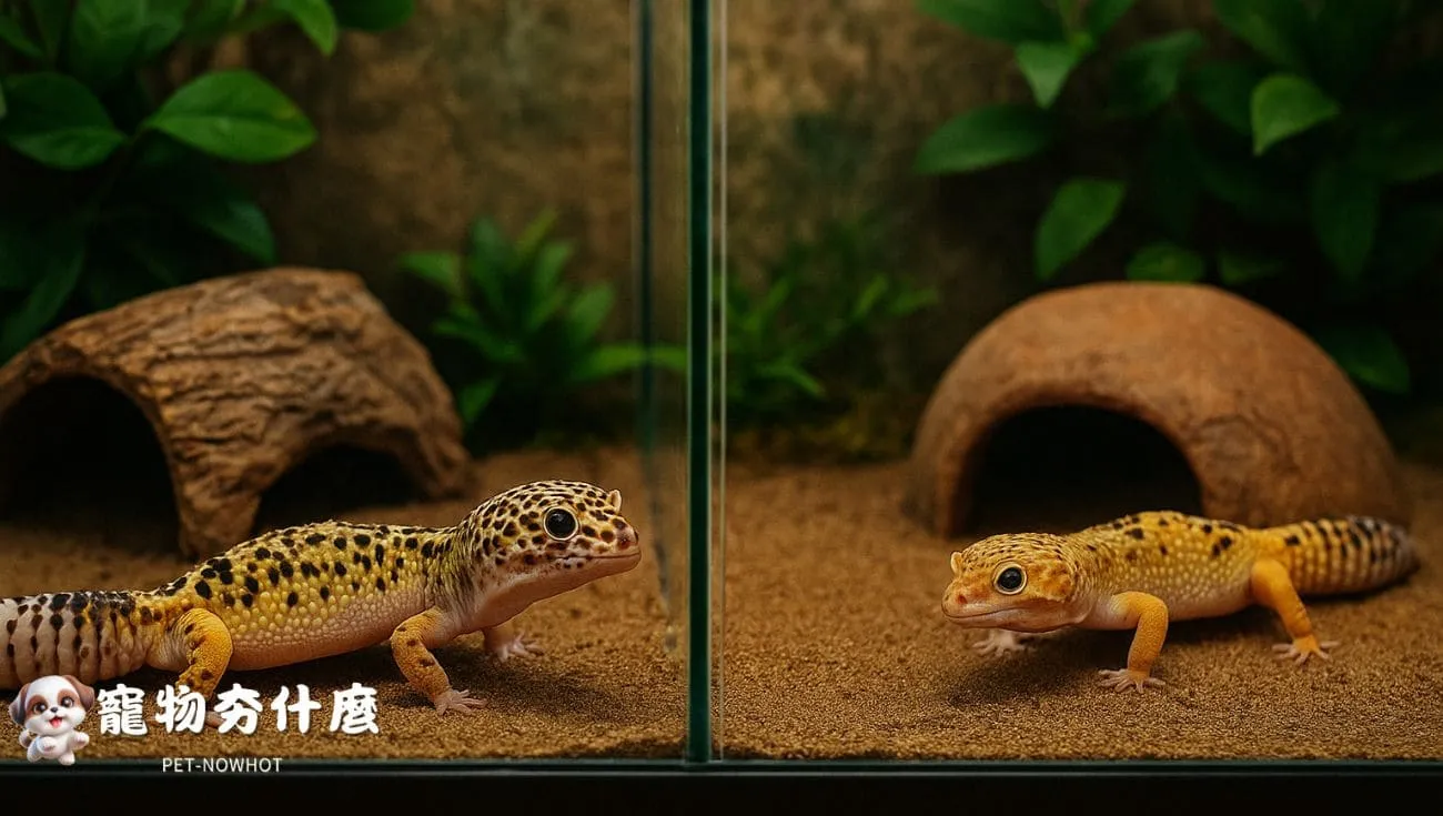 守宮分隔飼養預防爭鬥