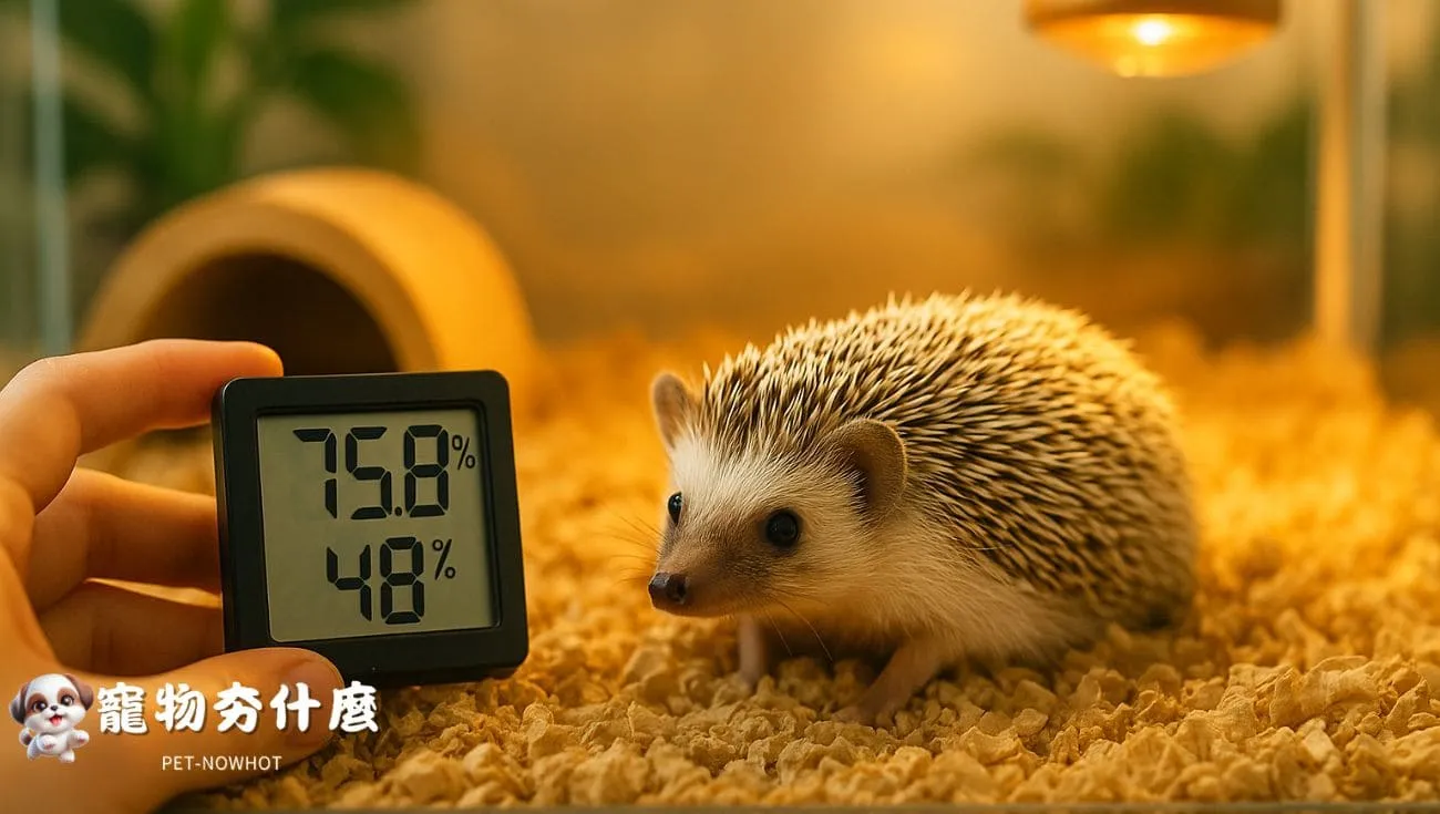飼主監控刺蝟居家溫濕