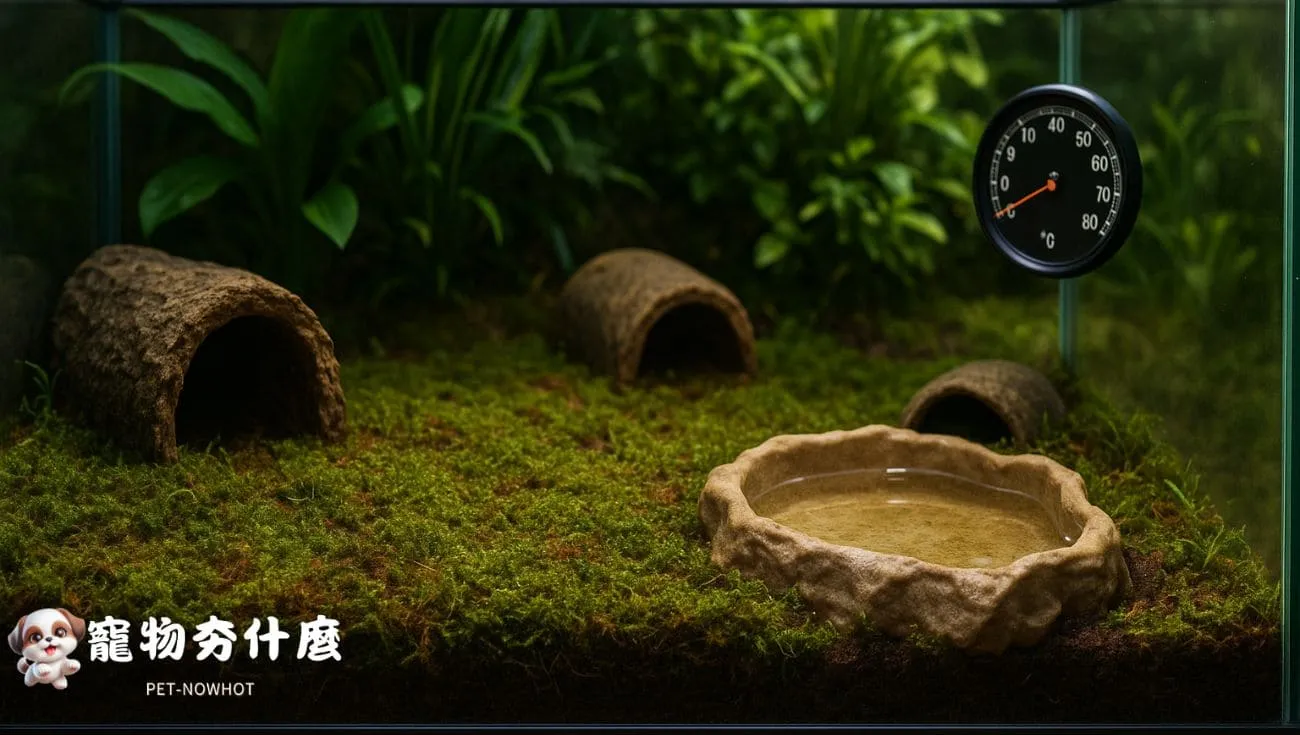 角蛙產卵理想環境攝影圖
