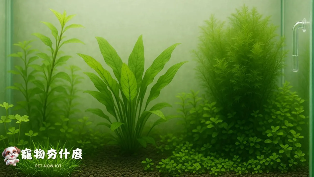 低技術水草缸簡約全景照
