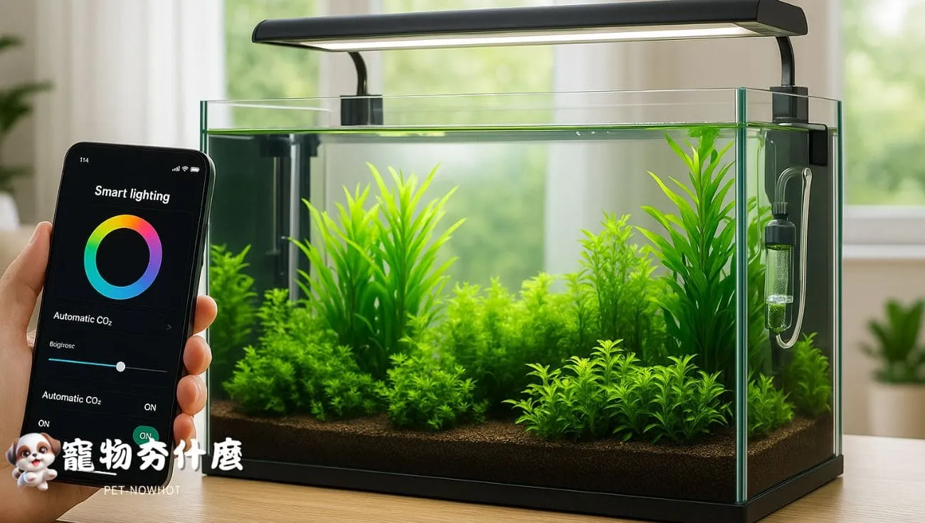 智慧水族設備管理現代化水草缸