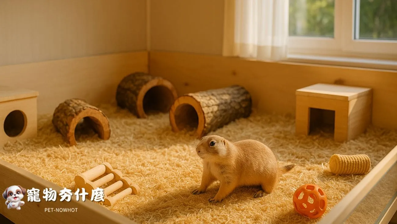 犬鼠寬敞舒適的飼養環境