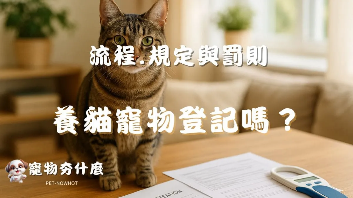 養貓一定要辦寵物登記嗎？