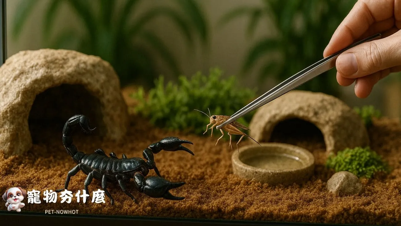 蠍子餵食日常照護
