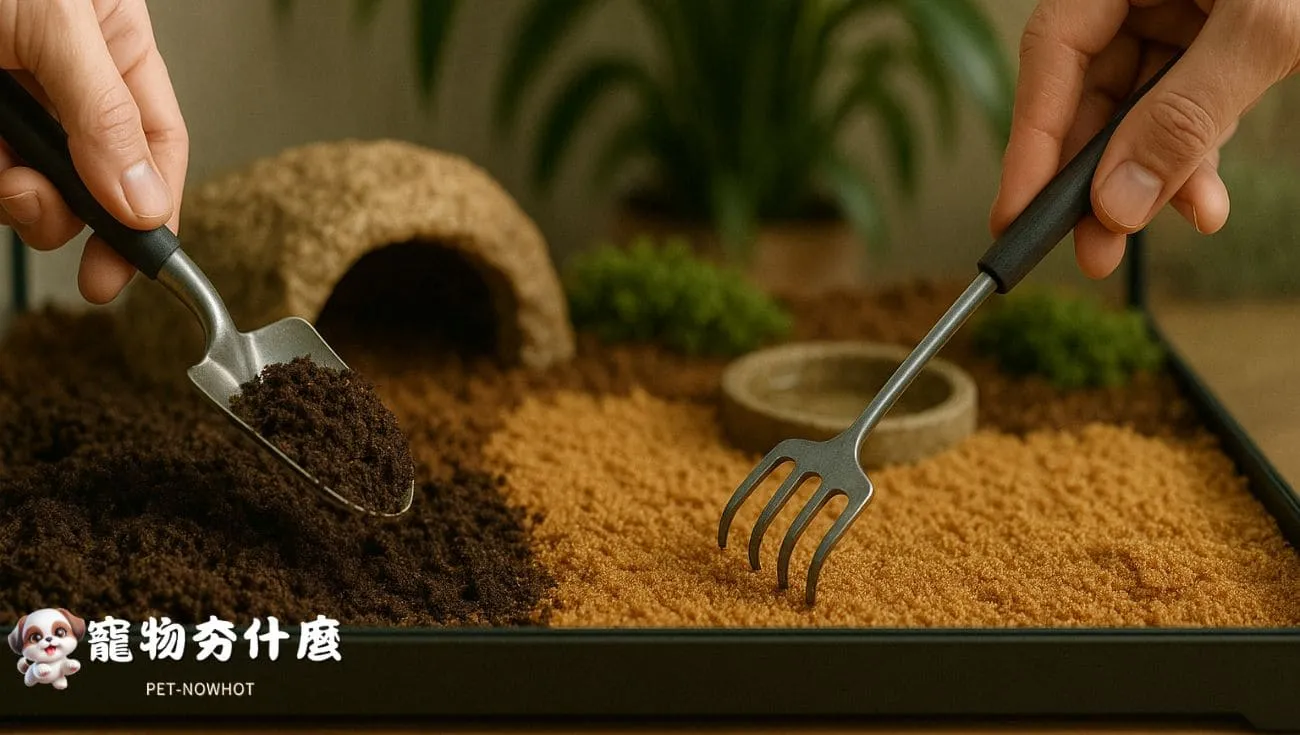蠍子飼養箱環境清理