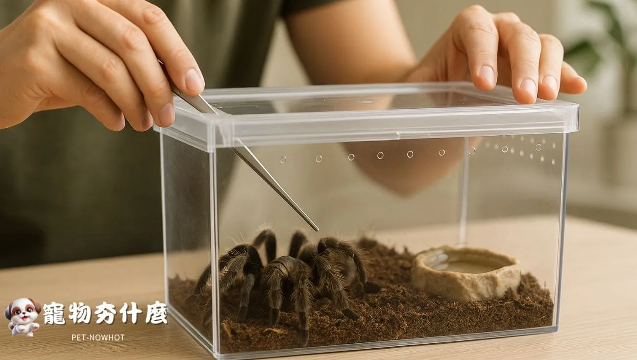 安全操作狼蛛籠舍照