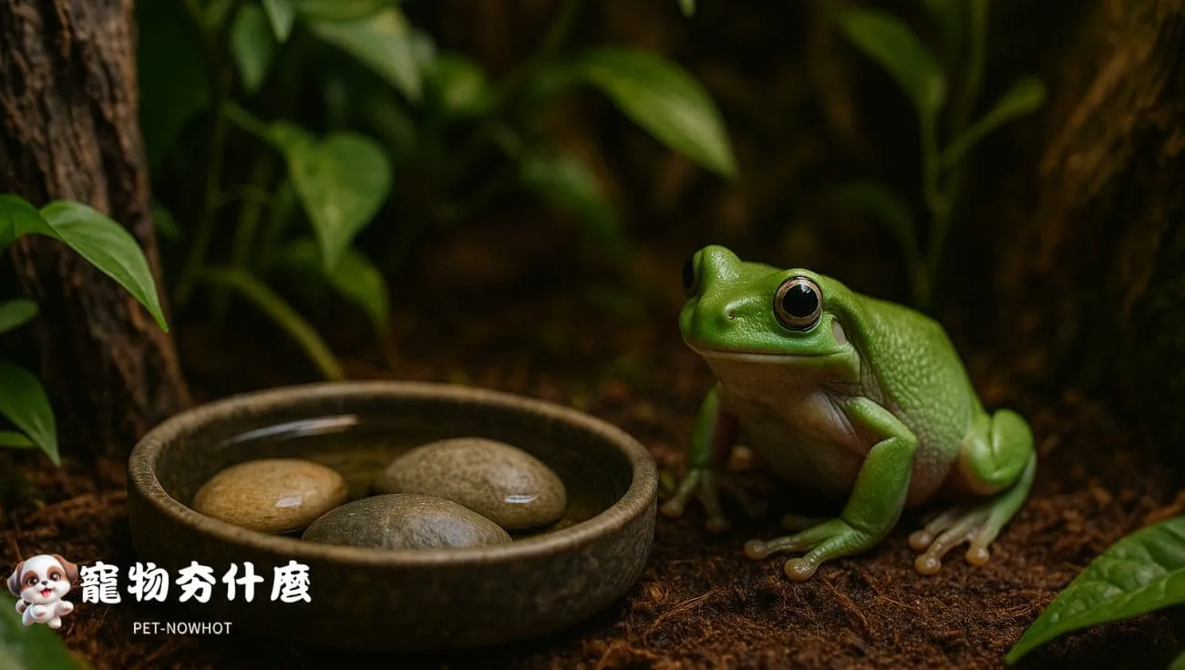 水盆設計避免樹蛙溺水