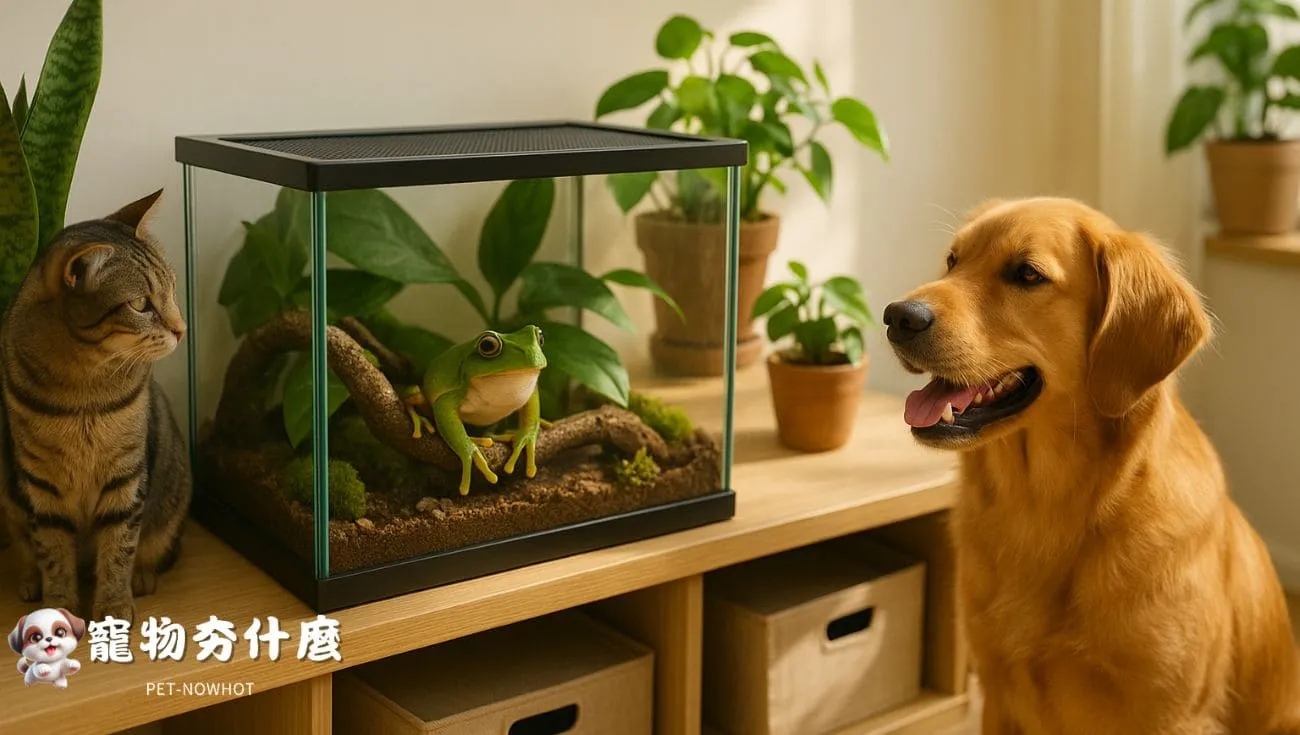 樹蛙與寵物安全共處