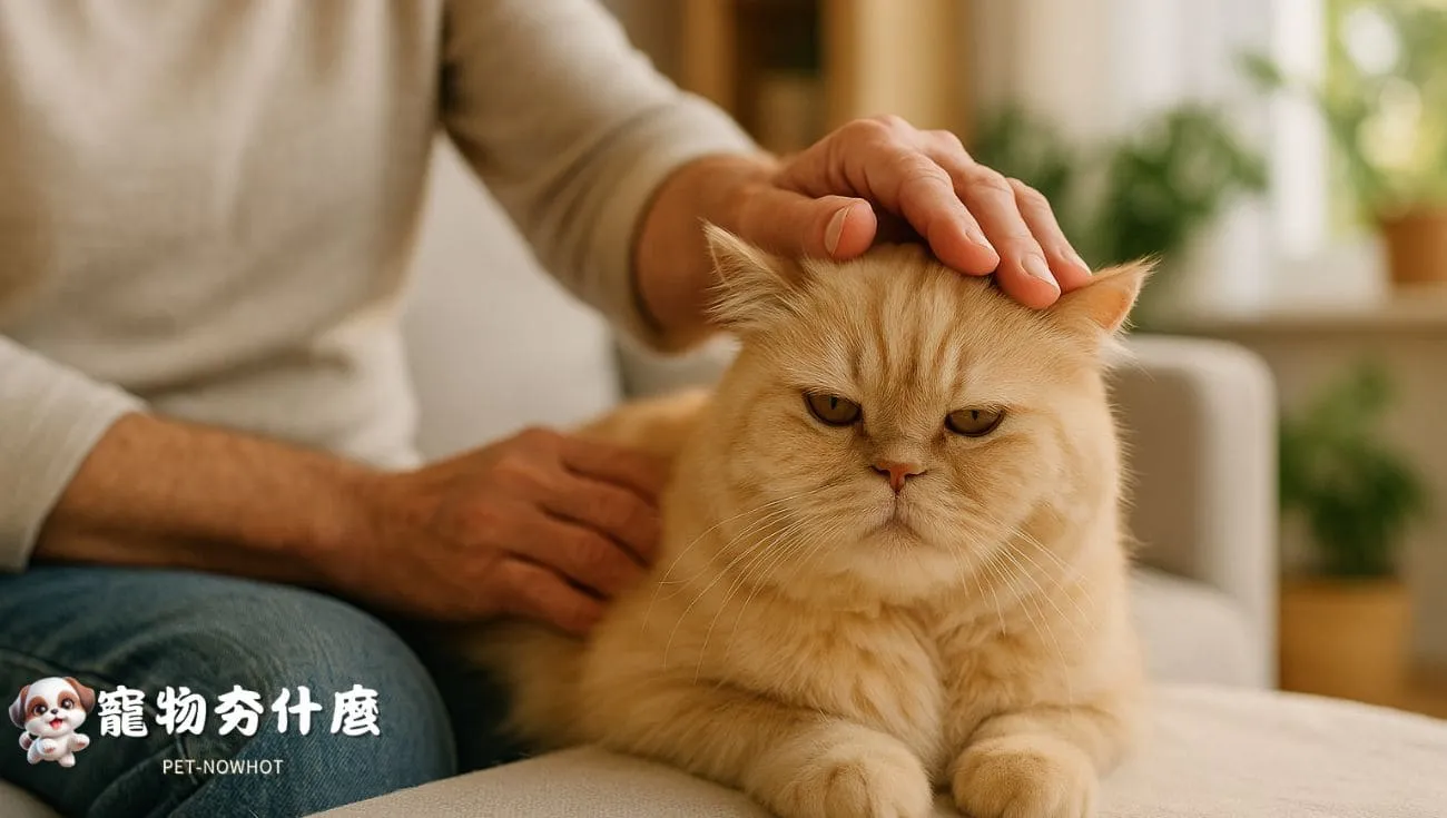 高齡波斯貓居家健康檢查照
