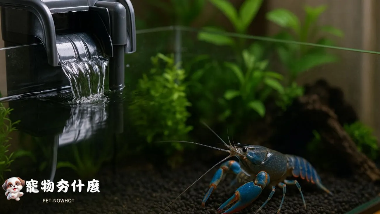 紅螯蝦缸過濾設備設置