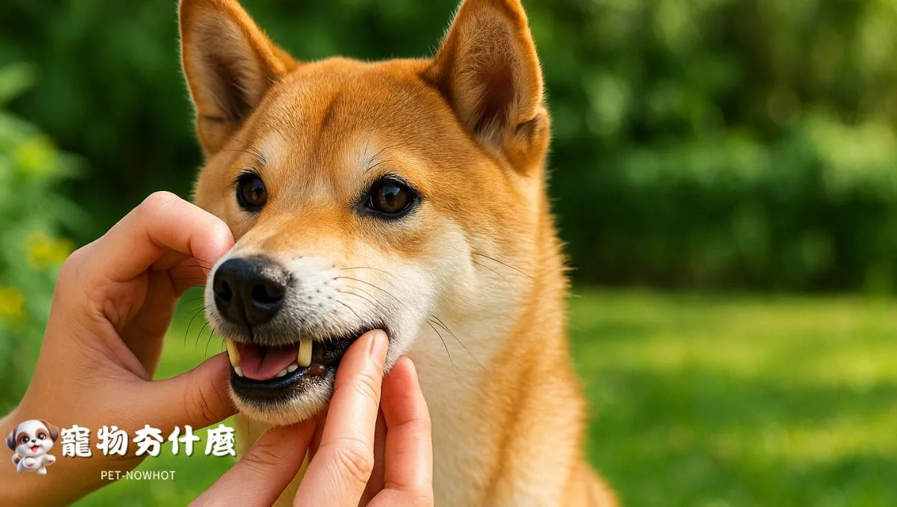 柴犬主人輕鬆檢查牙齦健康
