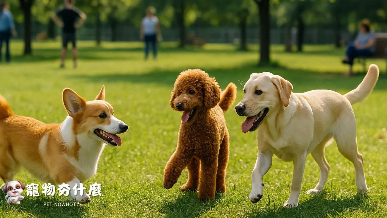 多犬種互動社會化場景