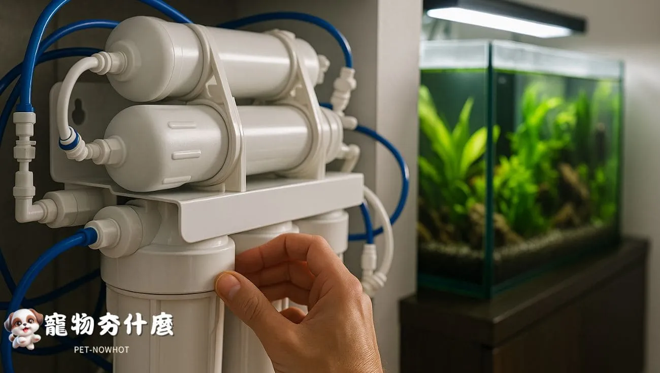 水族缸RO過濾設備調整