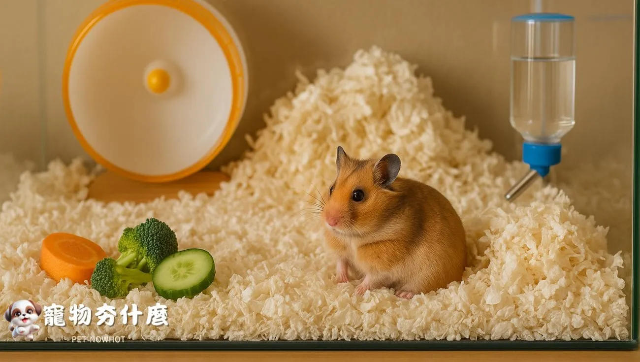 孕期倉鼠專屬飼養環境佈置