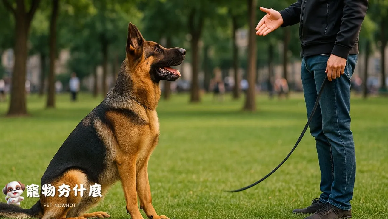 德國牧羊犬訓練互動