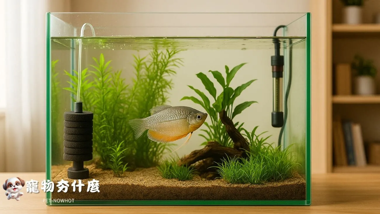 珍珠馬甲魚繁殖缸設備設計