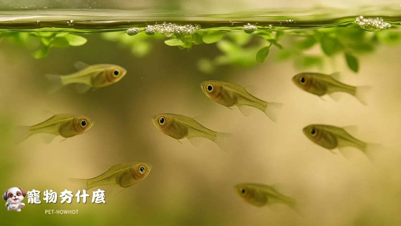 珍珠馬甲魚稚魚護理觀察