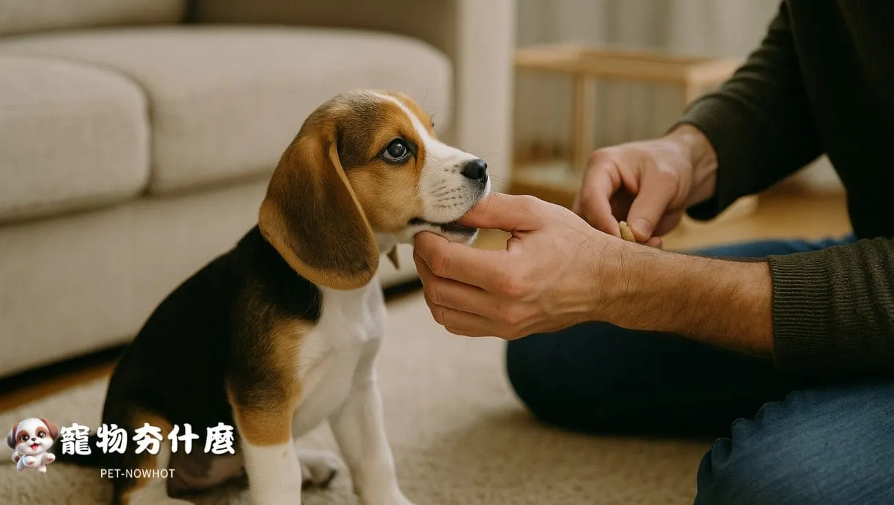 比格幼犬與飼主互動訓練