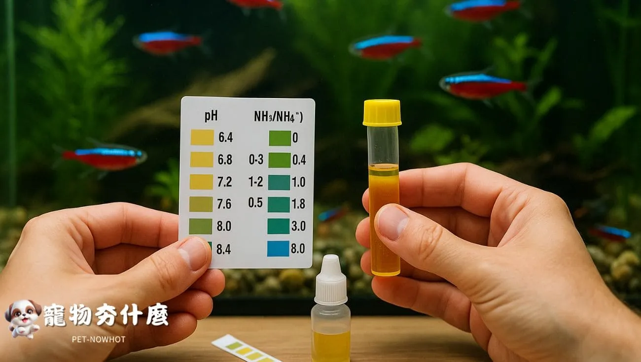 水質檢測維護紅蓮燈魚健康