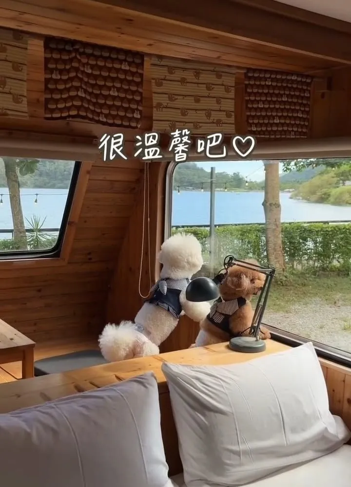 花蓮寵物友善住宿｜黑屋CAMP 露營車住湖畔