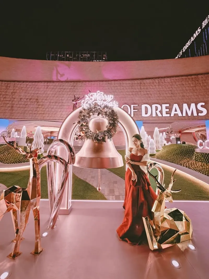 把今年的聖誕留在澳門新濠天地|小漾眼中粉金馴鹿、泡泡秀與《水舞間》實境記錄 4 city of dreams 2