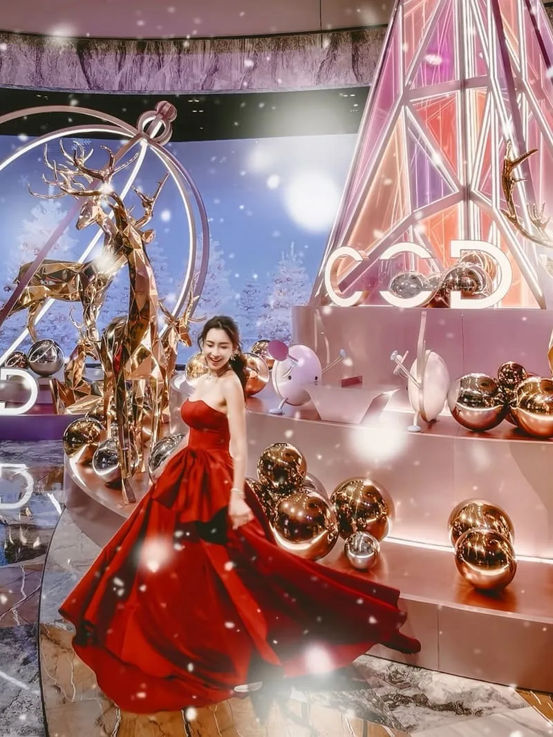 把今年的聖誕留在澳門新濠天地|小漾眼中粉金馴鹿、泡泡秀與《水舞間》實境記錄 5 city of dreams 3