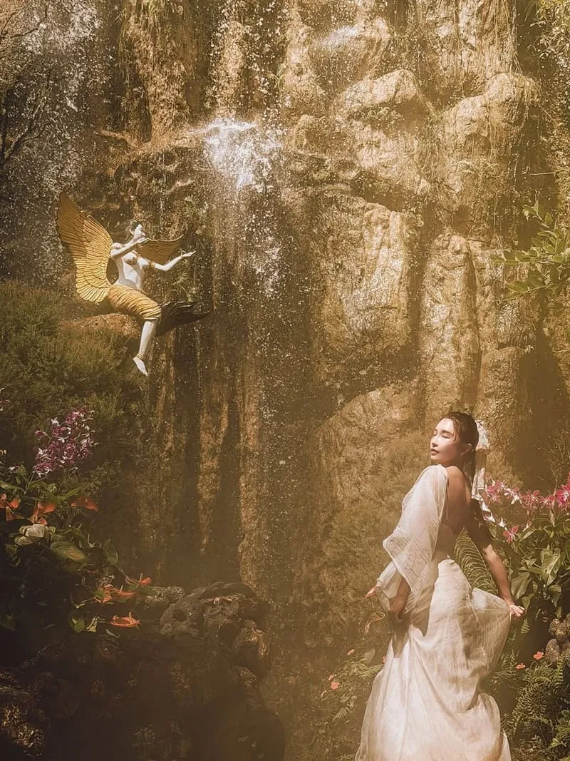 Lalitta Café|清萊光影系取景秘境,丁達爾光束與瀑布場景拍攝節奏 4 Lalitta Café|清萊光影系取景秘境