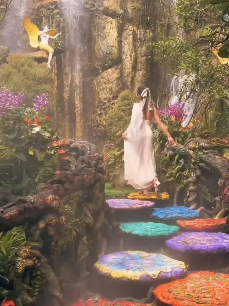 Lalitta Café|清萊光影系取景秘境,丁達爾光束與瀑布場景拍攝節奏 9 Lalitta Café|清萊光影系取景秘境