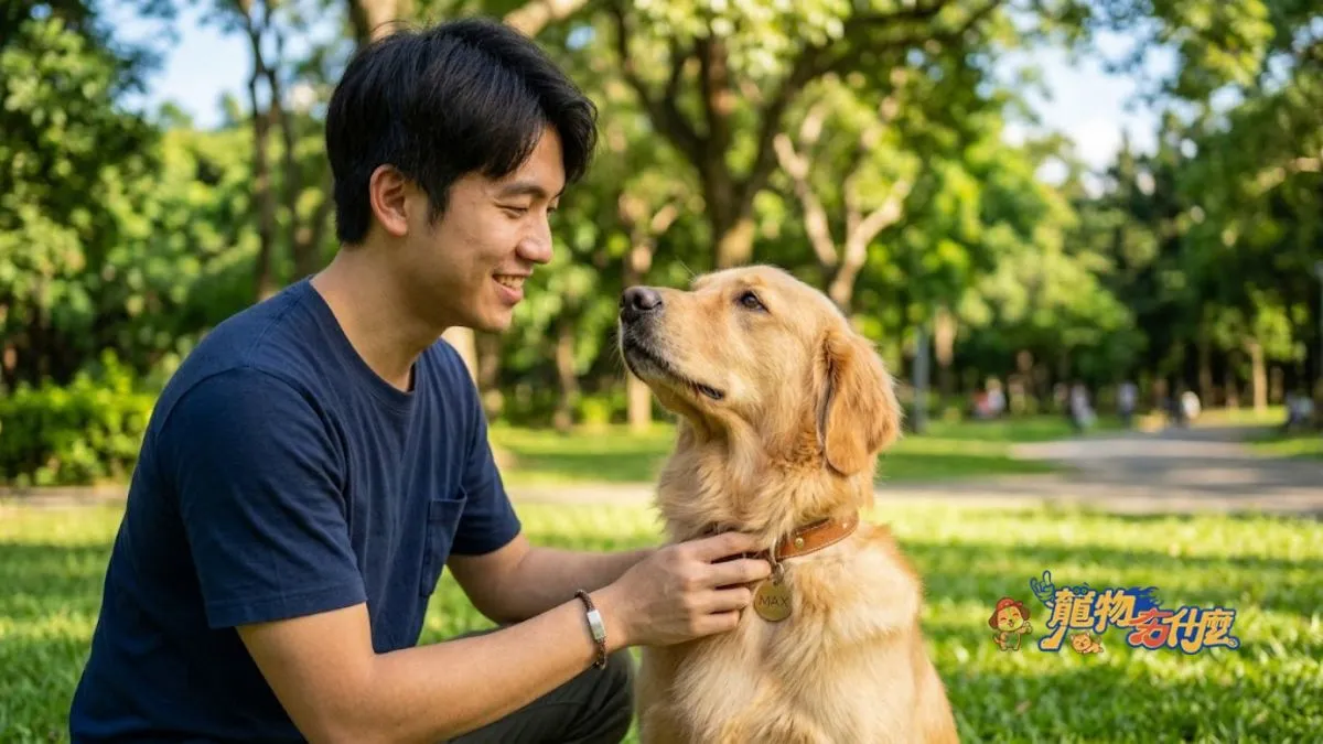黃金獵犬飼養全攻略:從溫和性格解析、大空間居家照護到關節疾病預防新手必看 3 黃金獵犬草地正向訓練與陪伴