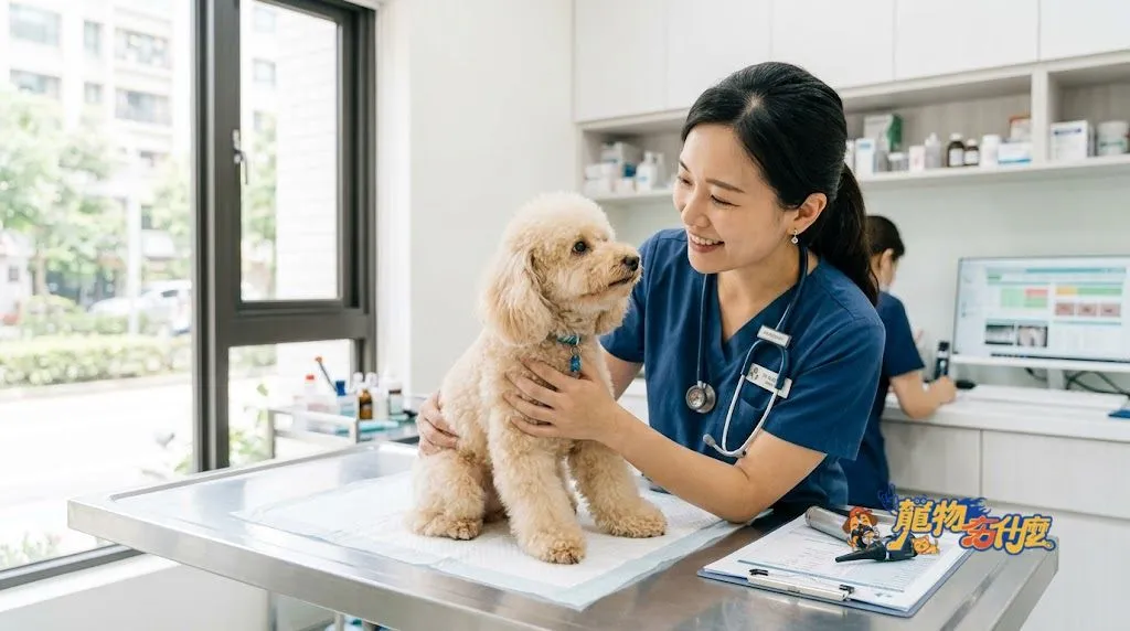 狗狗皮膚病一直復發?獸醫教你改善搔癢與濕疹 4 獸醫使用儀器檢查狗狗皮膚