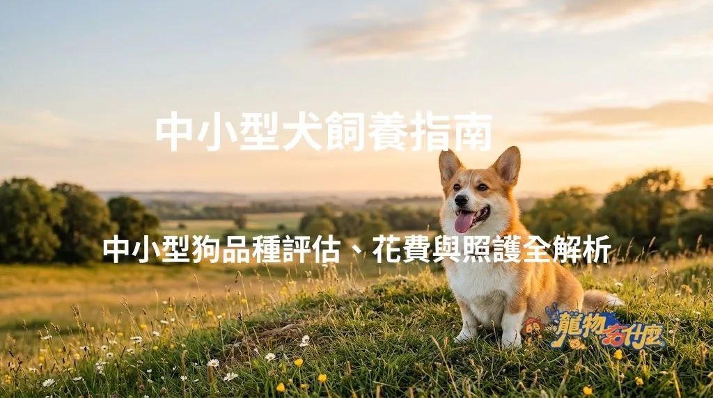 金色夕陽下的快樂柯基犬
