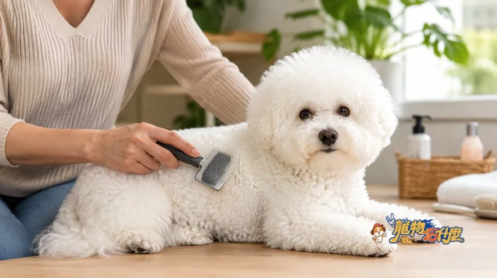 比熊犬好養嗎?2026低掉毛與分離焦慮攻略 3 比熊犬在明亮客廳陪伴主人