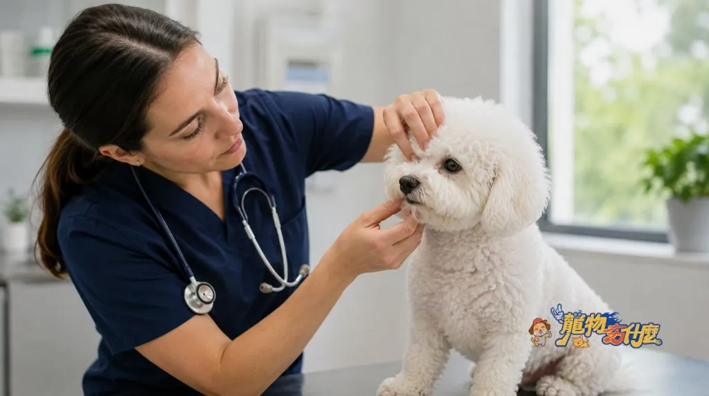 比熊犬好養嗎?2026低掉毛與分離焦慮攻略 7 獸醫替比熊犬進行健康檢查