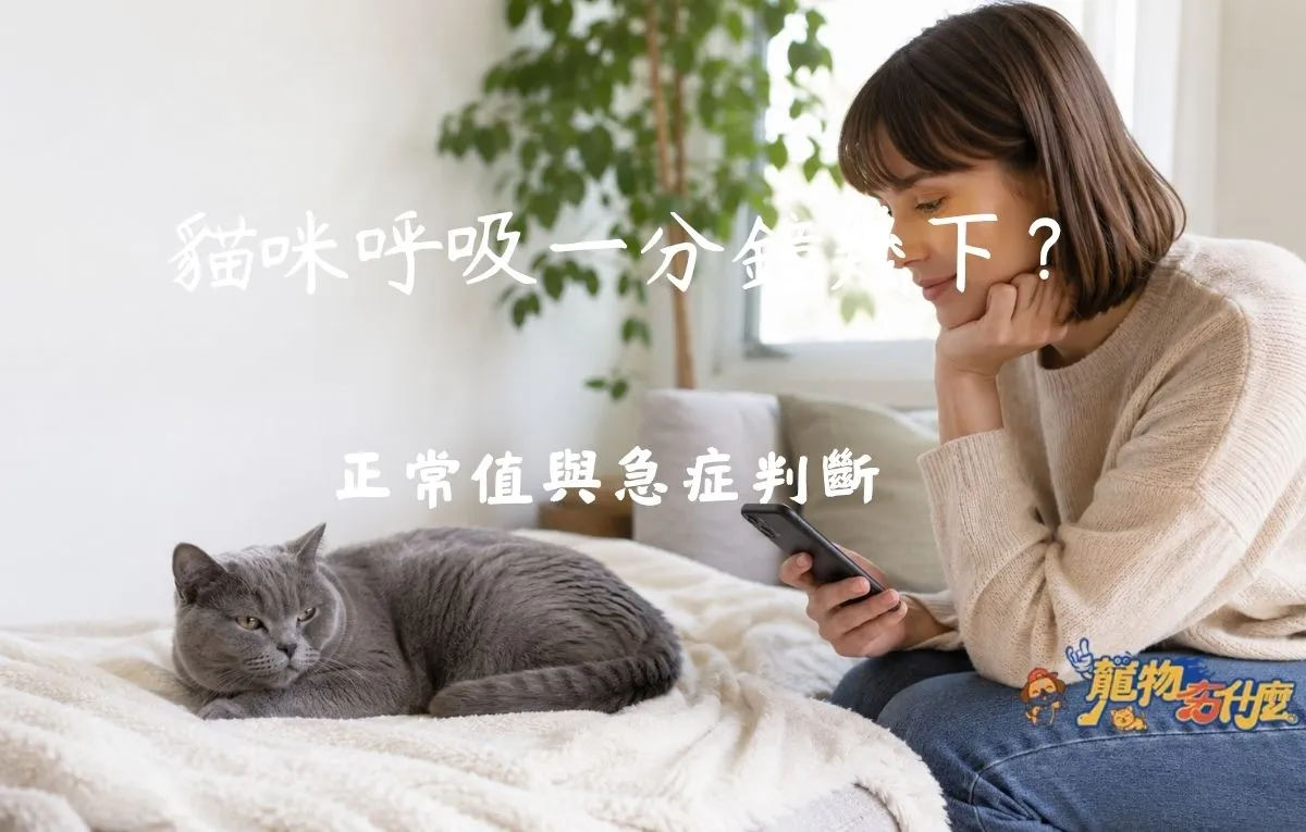 主人記錄貓咪的呼吸次數