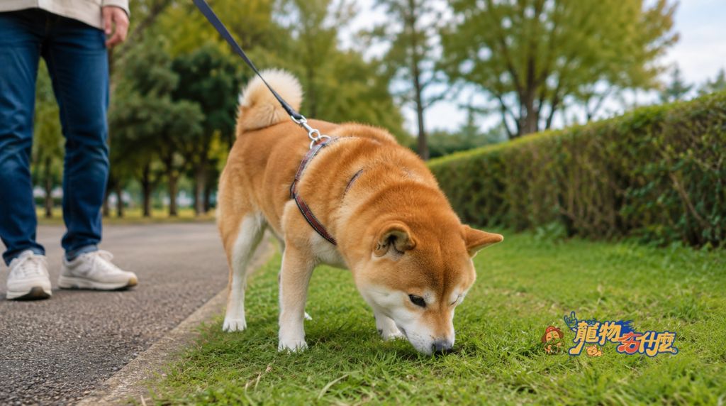 狗狗一直吃草正常嗎?異常頻率與嘔吐警訊 3 狗狗散步時自然嗅聞與輕啃青草