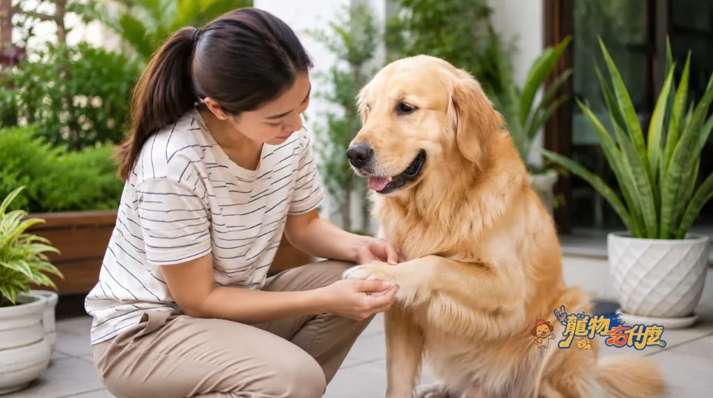狗狗一直舔腳?五大原因與改善方法 4 飼主仔細觀察狗狗趾間皮膚狀態