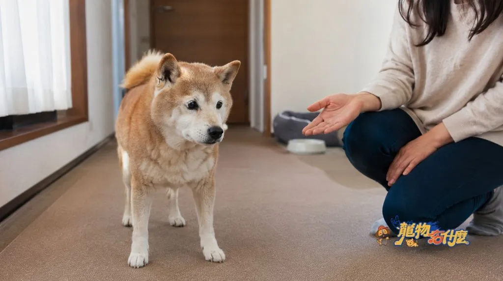 老狗半夜不睡一直走?2026犬失智警訊與照護 3 老狗夜間在客廳緩慢走動