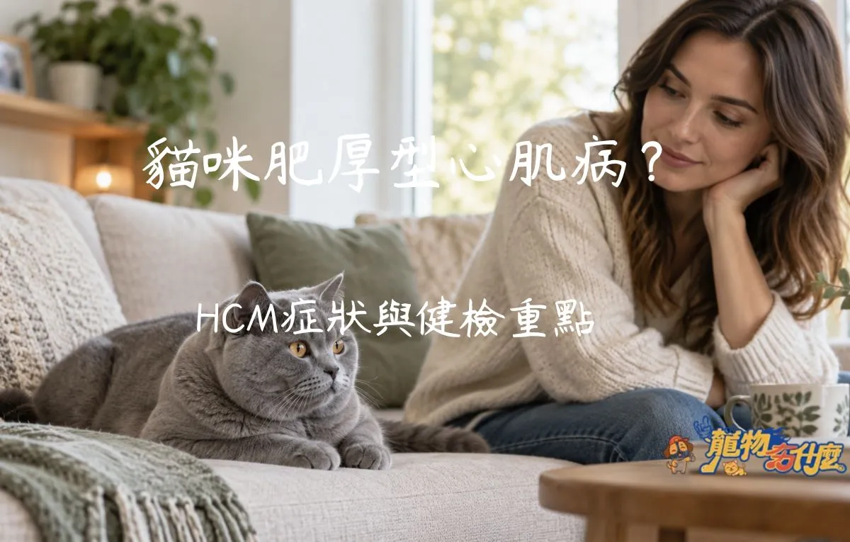 主人觀察英短貓咪心臟狀況
